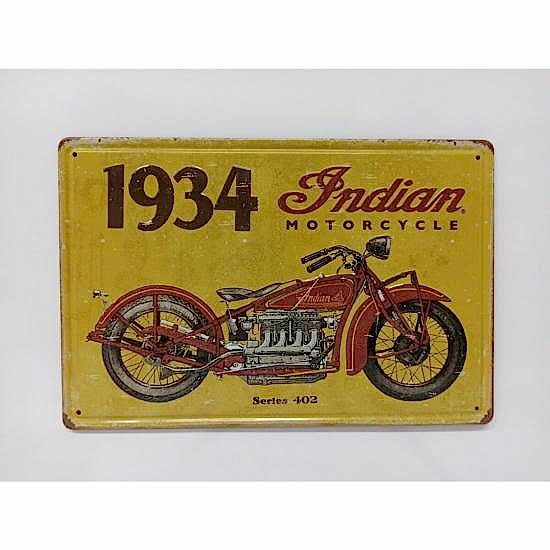 CajuArt Sarı Indian 1934 Motosiklet