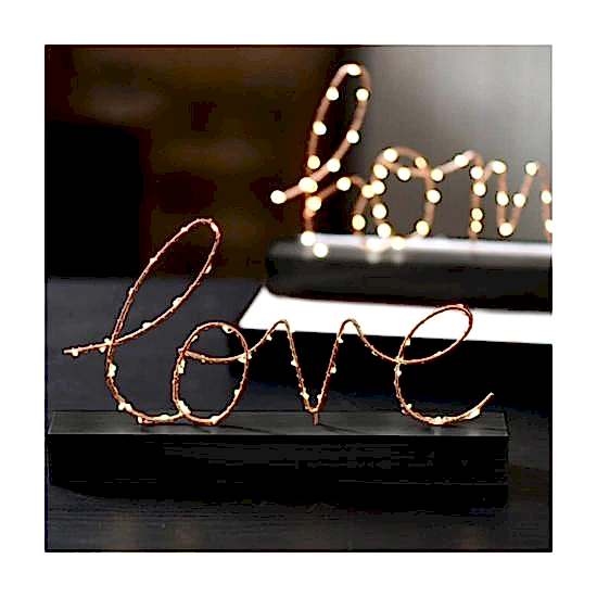 Aşk Love Yazılı Pilli Led Işık Ev Dekor Aydınlatma Lamba