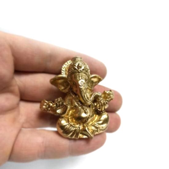 Minyatür 5 Cm Hint Ganesh Fil Buda Biblo Teraryum Süs